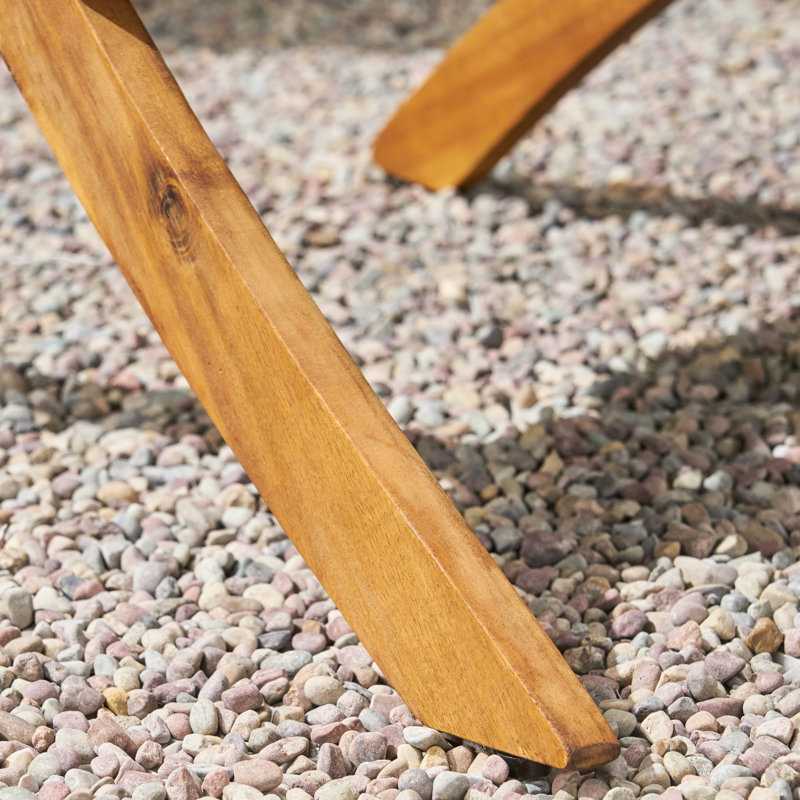Foldable Chair Pair, Wood Material, Water- Straps, Woven Accents, Black And Brown, Outdoor Seating 2 Chairs , Patio Seating, Appearance, + Strong Frame
