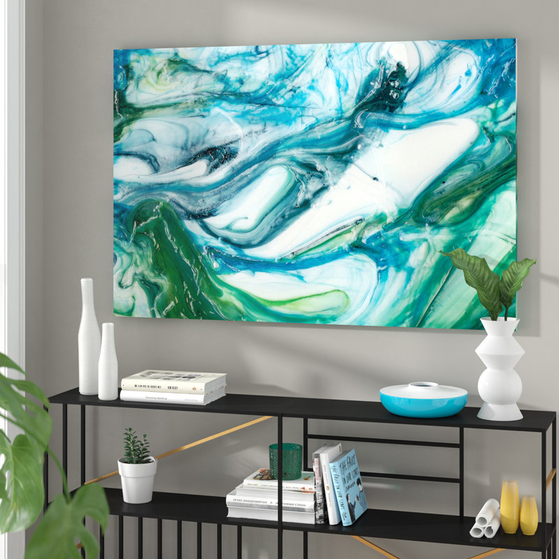 « marémotrice sweep ii », impression sur toile, H 8 po x l 12 po x P 0,75 po, Toile tendue, Pas de tapis