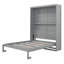 Grand lit escamotable, gris
