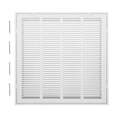 Return Air Filter Grille Fits W20 X H20 In Duct Opening Vent Cover Filter Grill