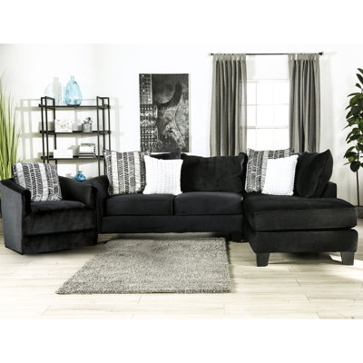 Froeming Upholstered L-Shaped Sectional Right Hand Facing