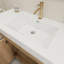 Meuble-lavabo simple 47 po avec plateau en acrylique Elsa-70381336