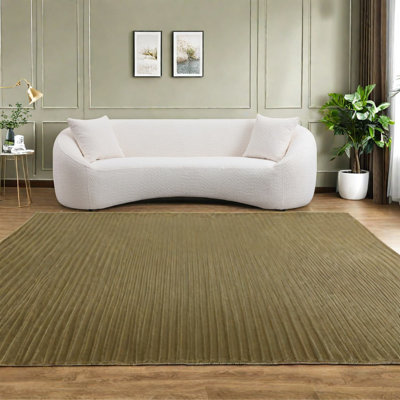 Luxurious Minimalist Sofas, White Boucle Upholstered, Modern 3-seater For Home & Office