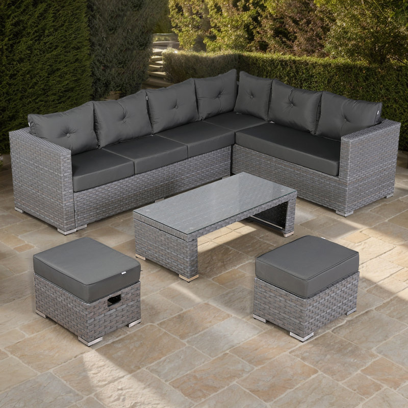 Amran Garden Lounge Set with Cushions