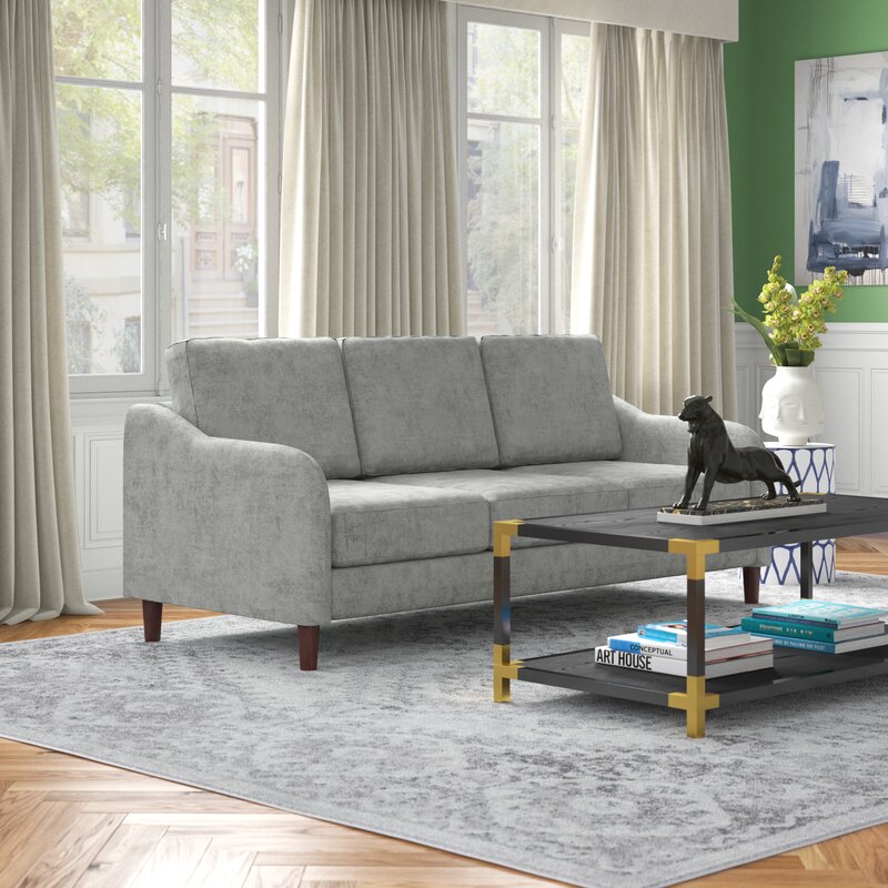 Etta Avenue™ Winnie 74'' Velvet Sofa & Reviews | Wayfair