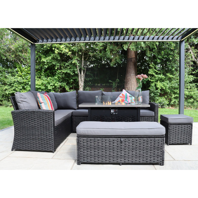 9 - Person Patio Dining Set Table,