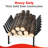 Kelvon Fireplace Grate Heavy Duty Steel Fireplace Log Holder for Chimney Hearth Kindling Tool-1278835067