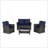 4 Pieces Outdoor Patio Furniture Sets-1837435240
