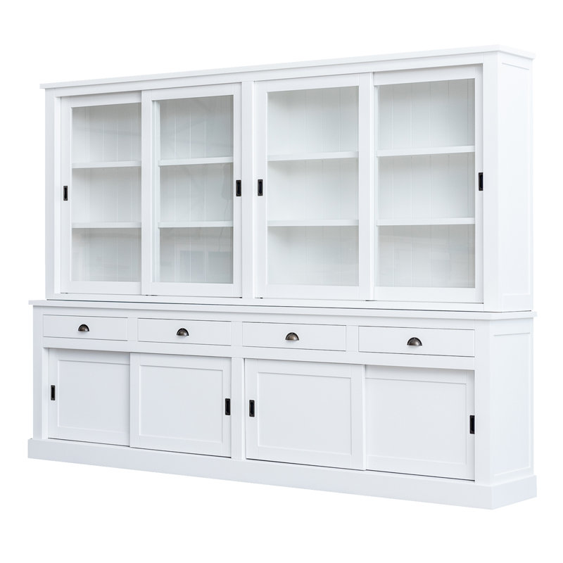 Butler Display Cabinet, White 
