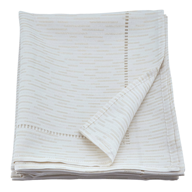 Axelle Striped Tablecloth, 160" x 65"