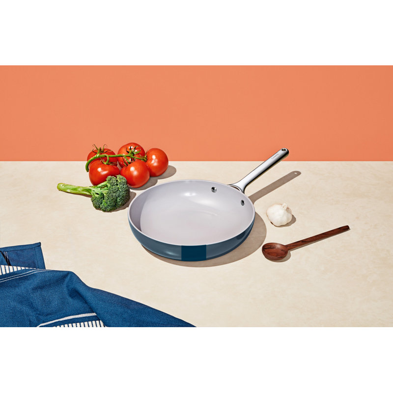 Caraway Nonstick Ceramic Fry Pan, 10.5", Navy