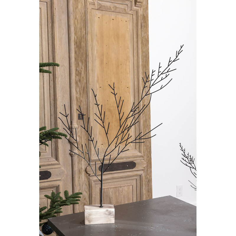 Christmas Tabletop Tree, 34.5" H x 19.5" W x 3" D