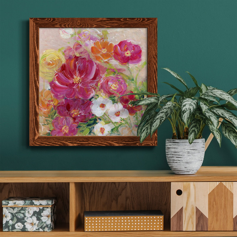Eucalyptus Grove - Peinture sur toile encadrée, Cadre en érable, H 20 po x l 20 po x P 1,5 po