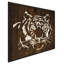 Tigre blanc sur bois foncé - impression-1203783820-1203783818
