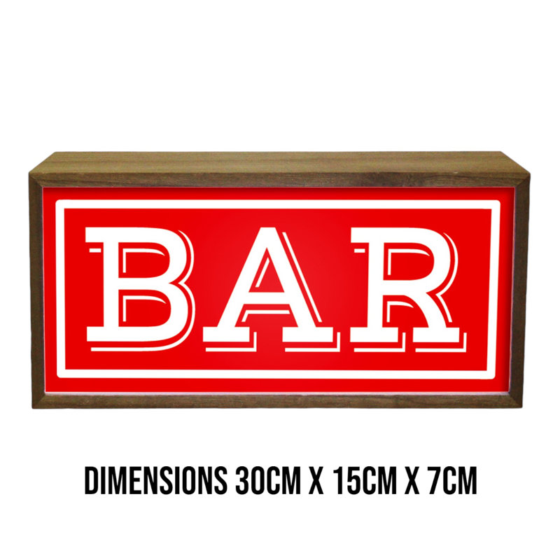 Saeshta Bar 15" LED Sign