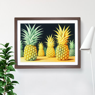 Selection of Pineapples - Framed Print