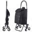 Chariot pliable 36L avec sac de rangement 6 roues