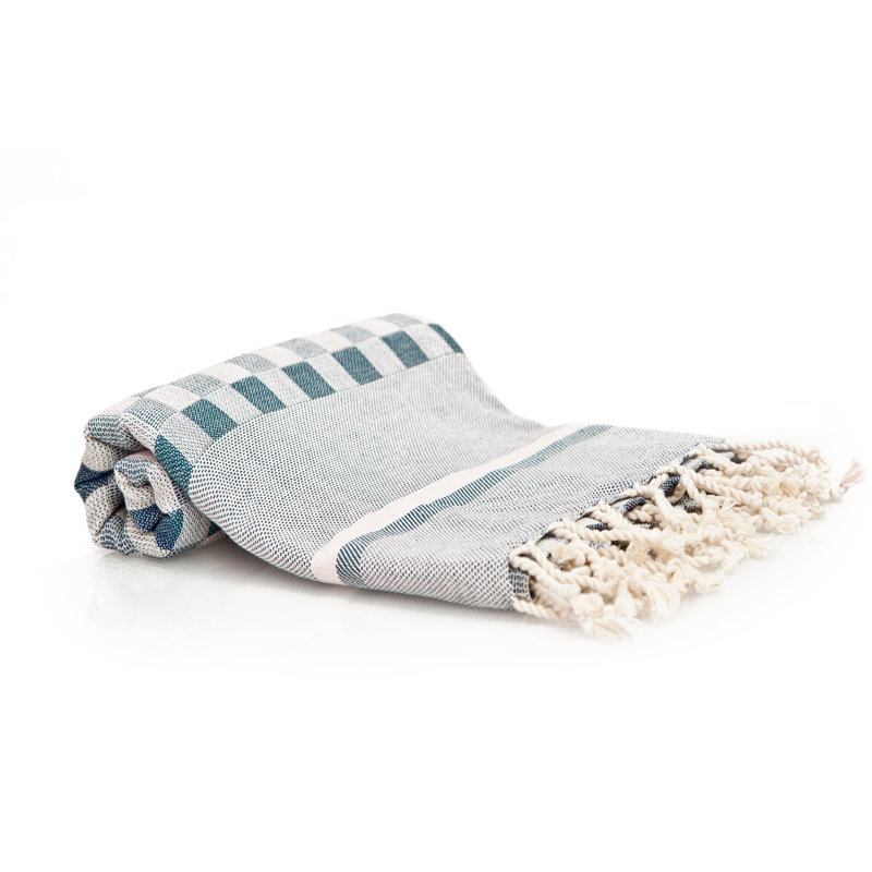 Cotton Lightweight Bath Towel, Ocean Blue
