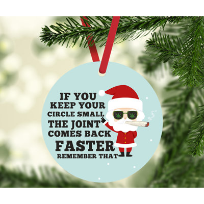 1'' Metal Plants & Flowers Ball Ornament
