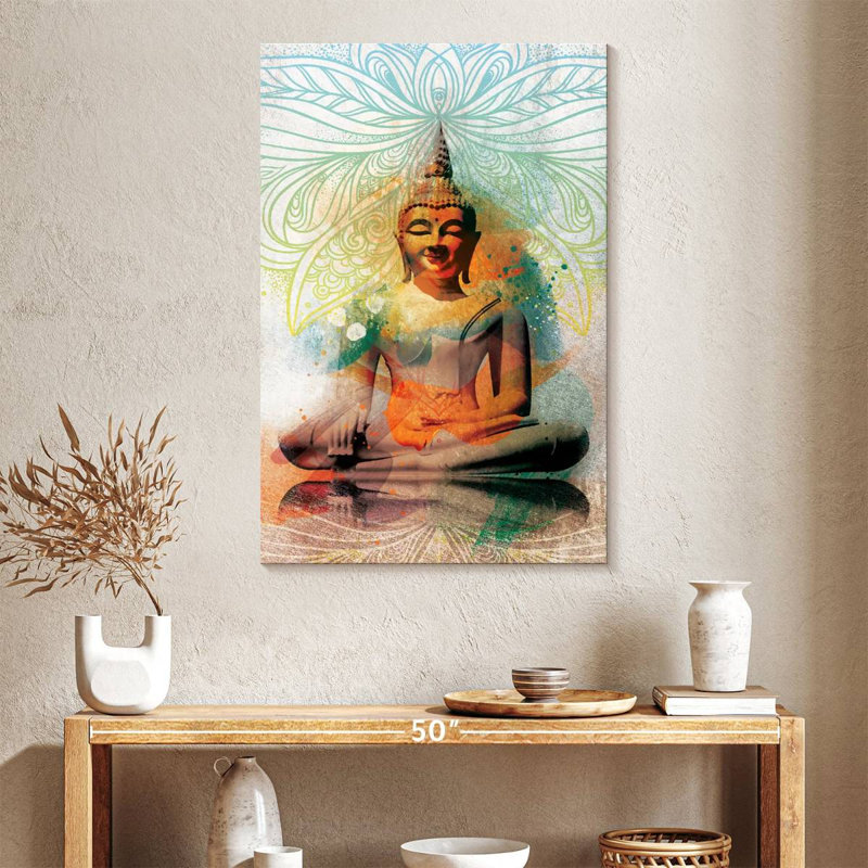 " Sitting Buddha " by NirvanaDesigns, 39" H x 26" W