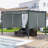 Aoodor Aluminum Pergola with Canopy-90610976-90610977