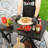 Feasto  30" L x 24" W Outdoor Folding Table for Pizza Oven or Grill- Portable Camping & RV Prep Table with Foldable Design, Space-Saving Storage-94427858