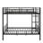 Roomy Full-Size Metal Bunk Bed-114346444