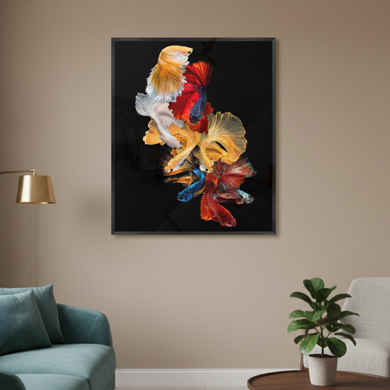 Single Picture Frame LED Illuminated Wall Art Wall Art on Glass / Aluminium, 60cm H x 50cm W