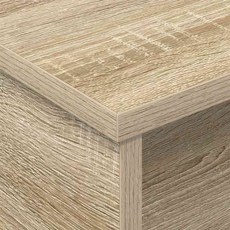 40cm W Manufactured Wood Bedside Table, Natural