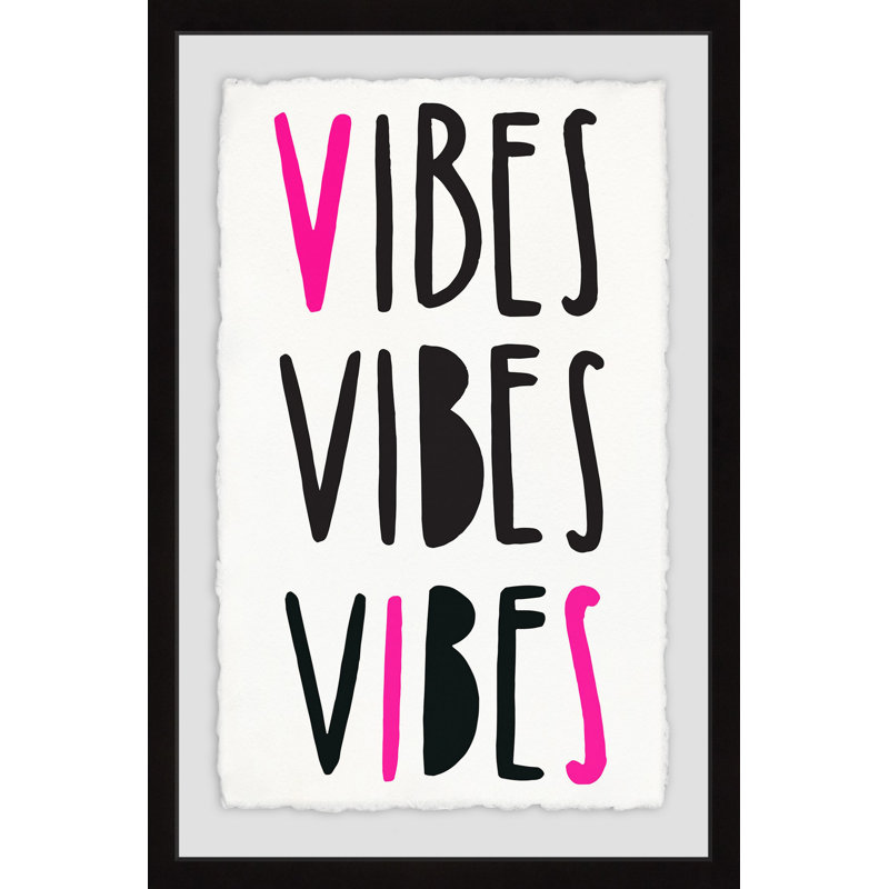 «Triple Vibe II», reproduction encadrée, H 12 po x l 8 po x P 1,5 po