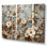 «White American Basswood Forest Colage», art mural arbre
