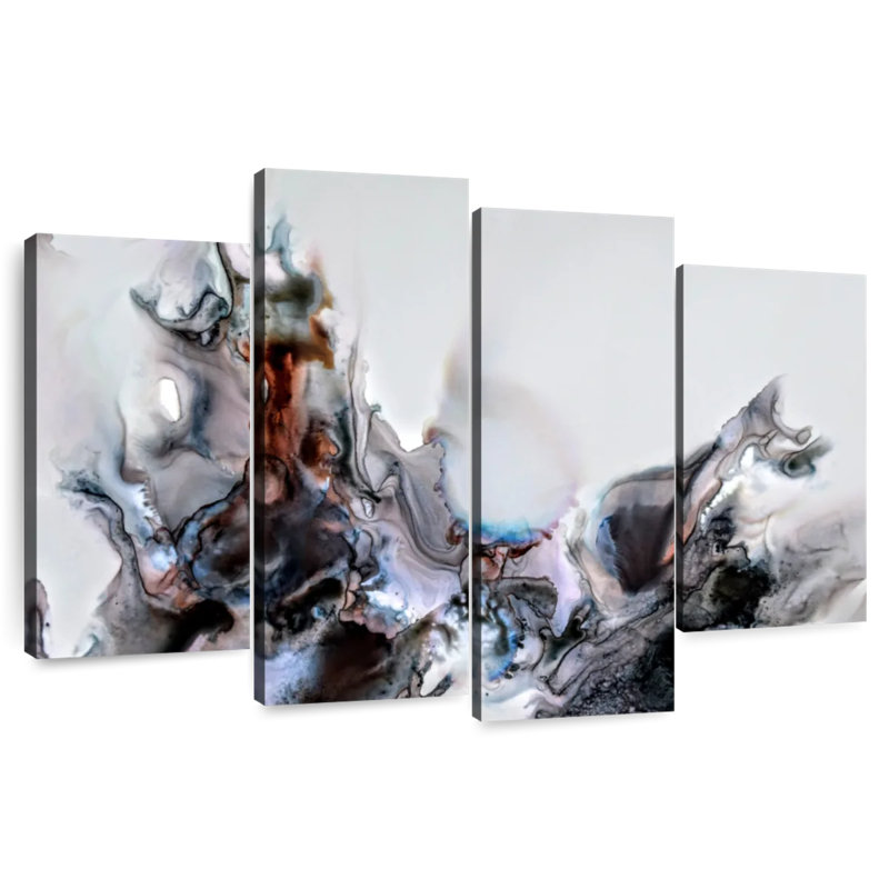 Avery Black Flames, 42" H x 68" W