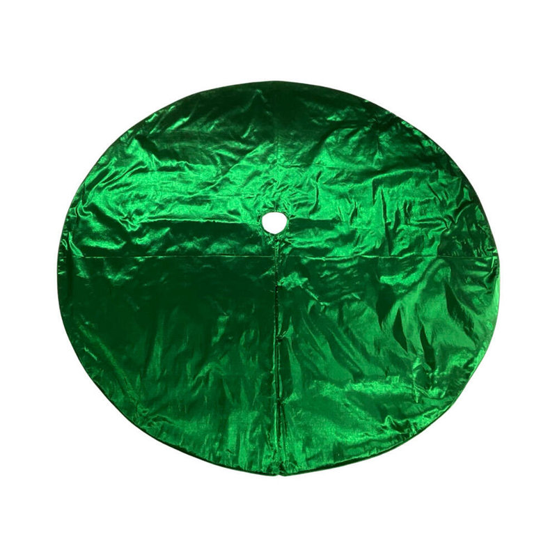 Jupe d'arbre de Noël métallique Vickerman , H 72 po x l 1 po, Vert