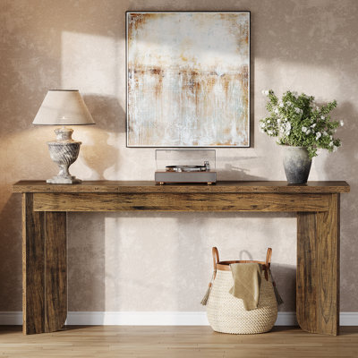 Ezekeial 70.9" Console Table Farmhouse for Living Room, Hallway, Foyer