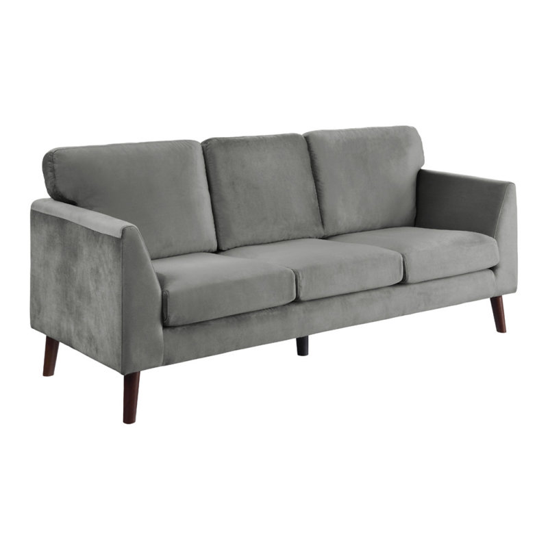 Mobilier moderne en bois massif avec canapé 1 pièce Modern, Gris