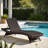 Premium Outdoor Patio Wicker Chaise Lounge Chair-123754510
