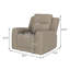 Ensemble de canapé inclinable 3 pièces-245207249