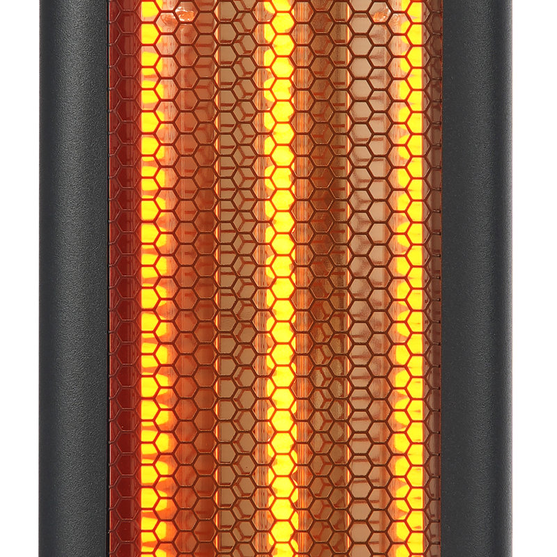 Black 31.5" Electric Infrared Convection Heater