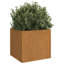 Jardinière vidaXL en acier Corten rouillé 12,6 x 11,8 x 11,4 po-384332080-380751730-384332089