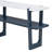 54" Modern Console Table With Rubber Wood Frame & Marble-Effect Top, Elegant Sofa Table, Retro Entryway Table, Hallway Table For Living Room Home Office-768133834