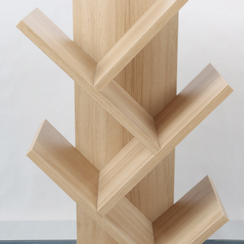 Aerowyn Geometric Bookcase, White, (6 Shelves) 60cm. H x 31cm. W x 17cm. D