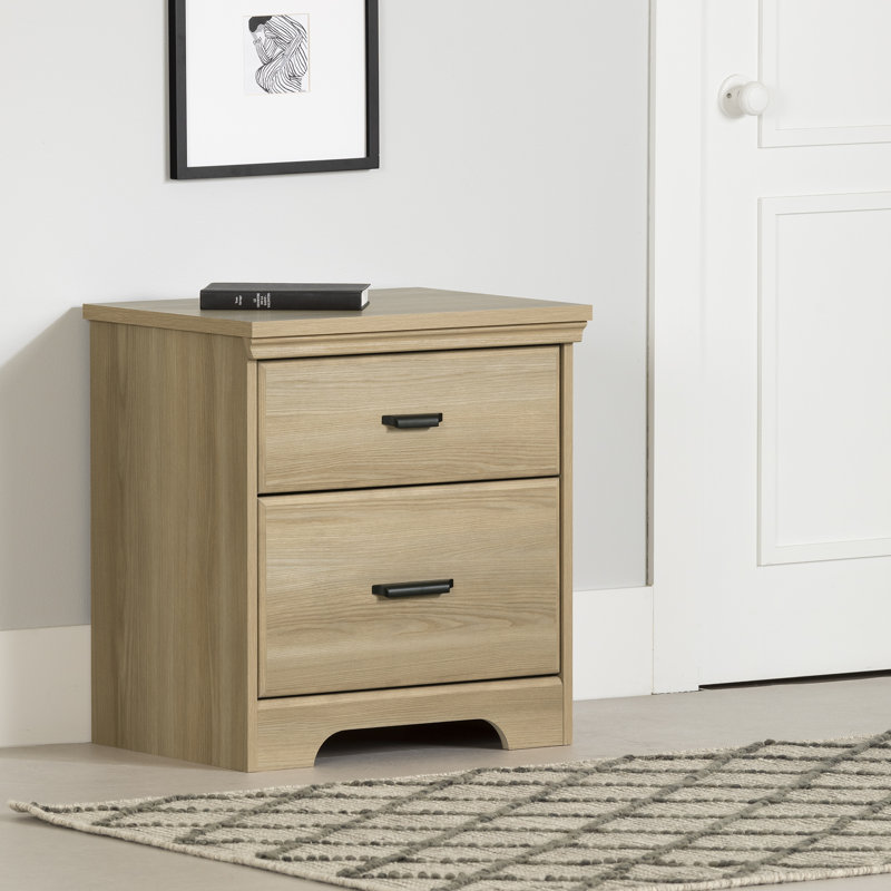 Alipio 2-Drawer Nightstand