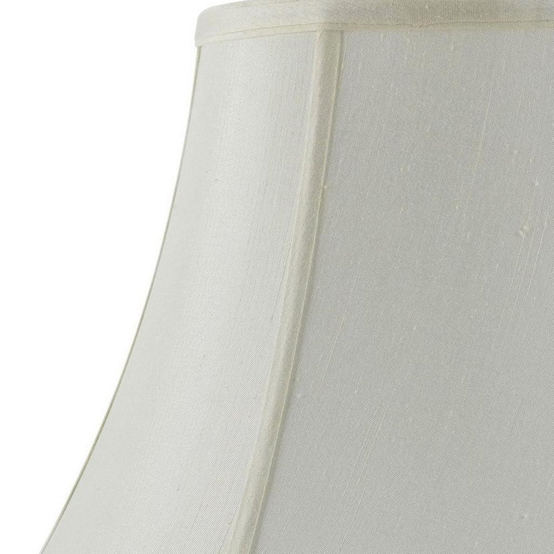 Abat-jour cloche en lin coquille d'œuf
