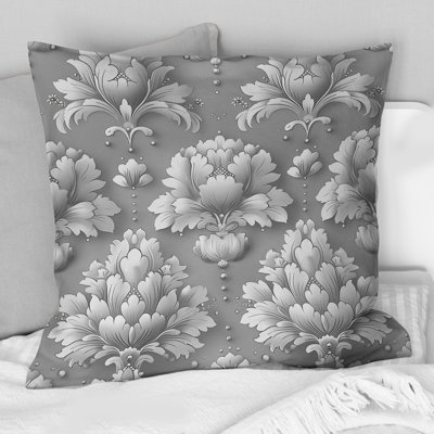 Flower Blooms - Glam Throw Pillow