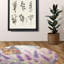 Tapis tressé Blooming Wings-789878912