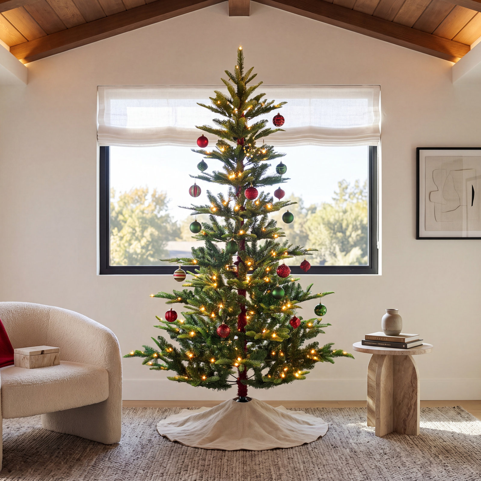 Pre-Lit Christmas Tree, 5'