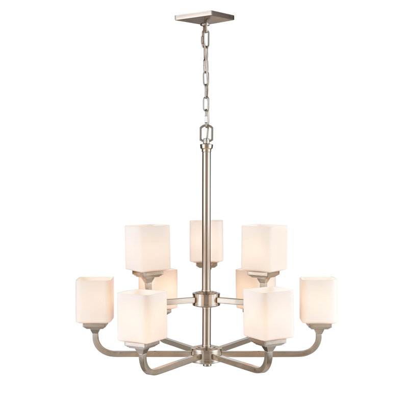 9 - Light Dimmable Empire Chandelier