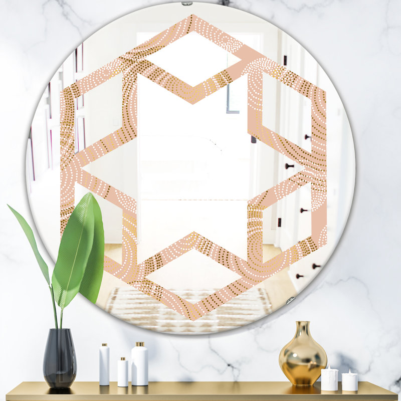 Miroir mural Hexagon Star, H 31,5 po x l po