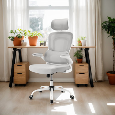 Chaise de bureau lombaire à dossier double