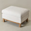 Fauteuil rembourré en duvet d'oie avec repose-pieds 34,5 po Cami-131073402
